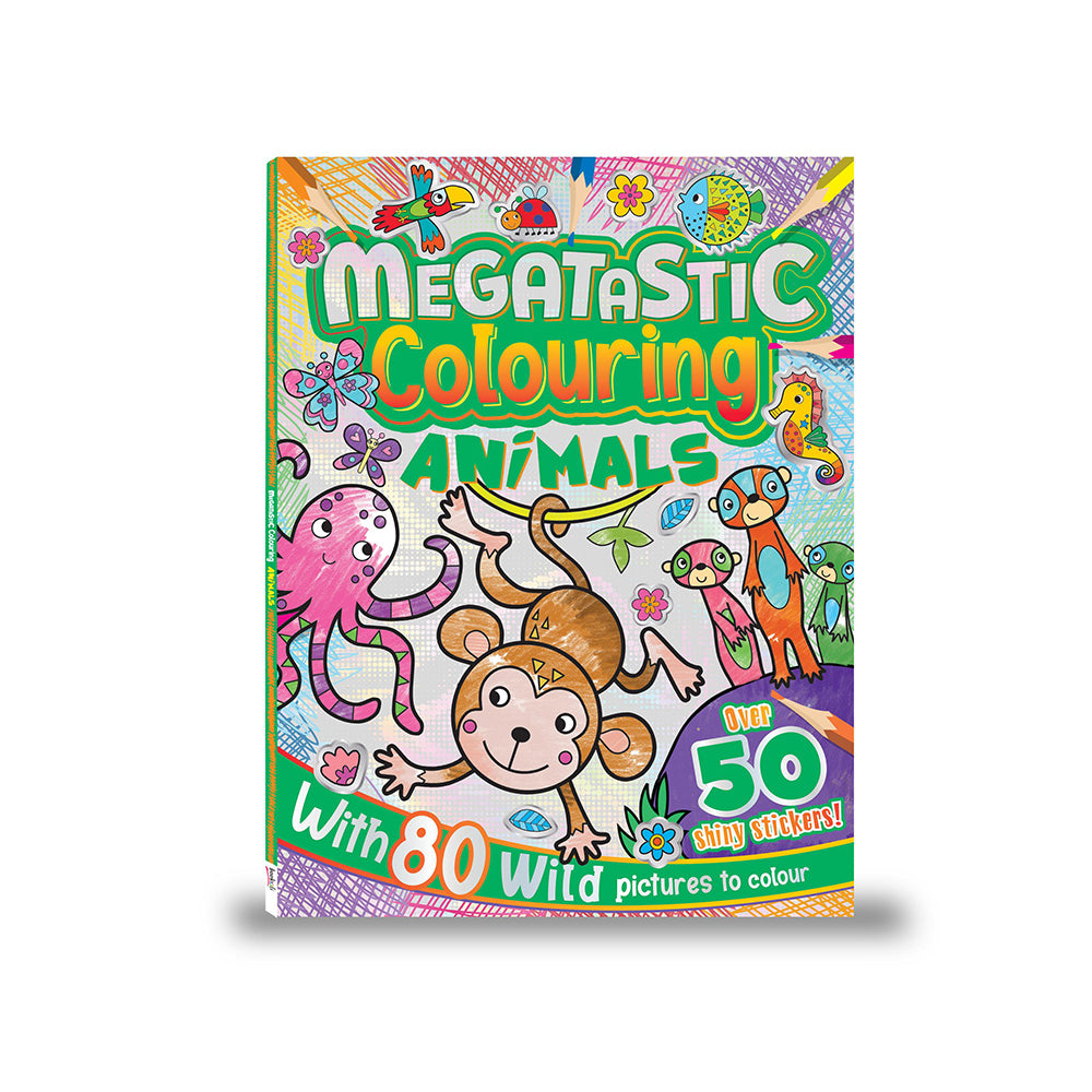 Bookoli Megatastic Colouring: Animals Colouring Book