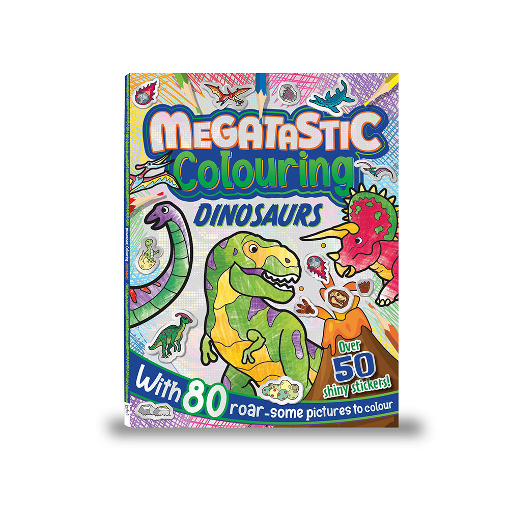 Bookoli Megatastic Colouring: Dinosaurs Colouring Book