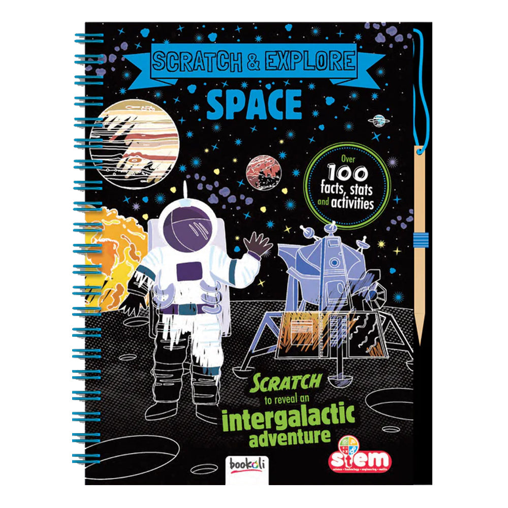 Scratch & Learn Space Kids/Children Activity Book 8-12y