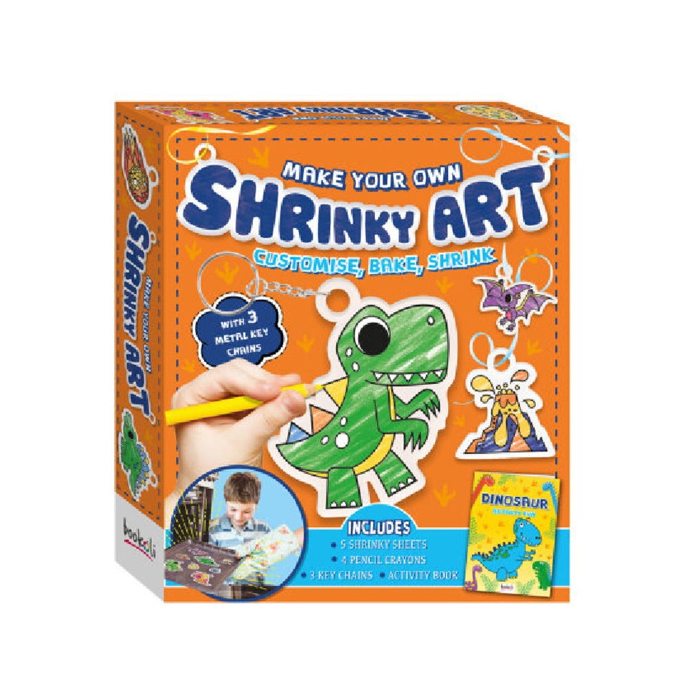 Bookoli Fun Kit: Make Your Own Dinosaur Shrinky Art