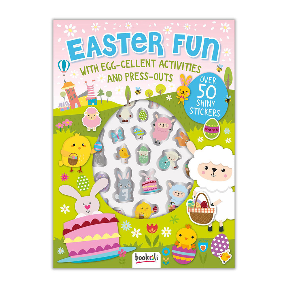 Bookoli Puffy Sticker Windows: Easter Fun Sticker & Activity Book