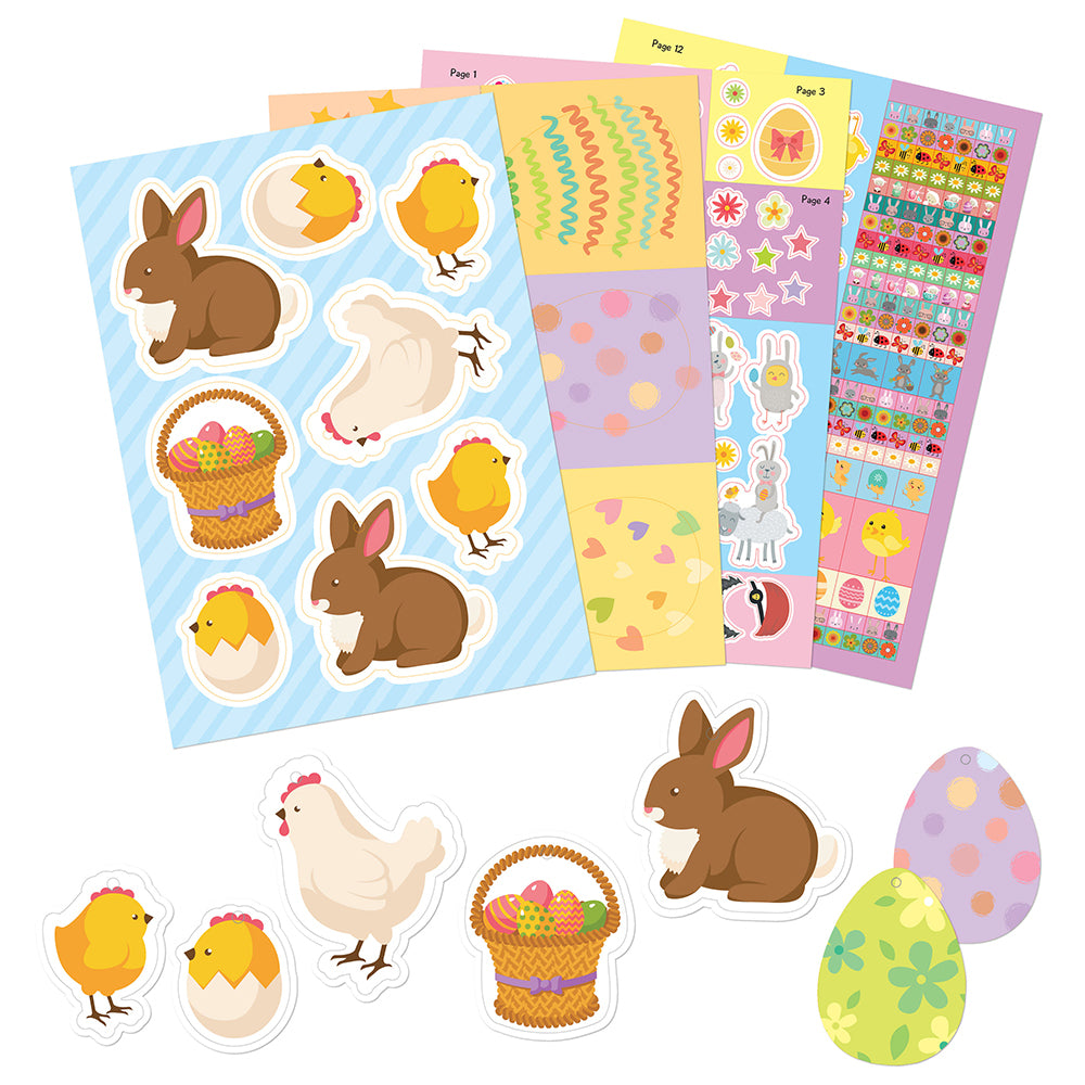 Bookoli Puffy Sticker Windows: Easter Fun Sticker & Activity Book