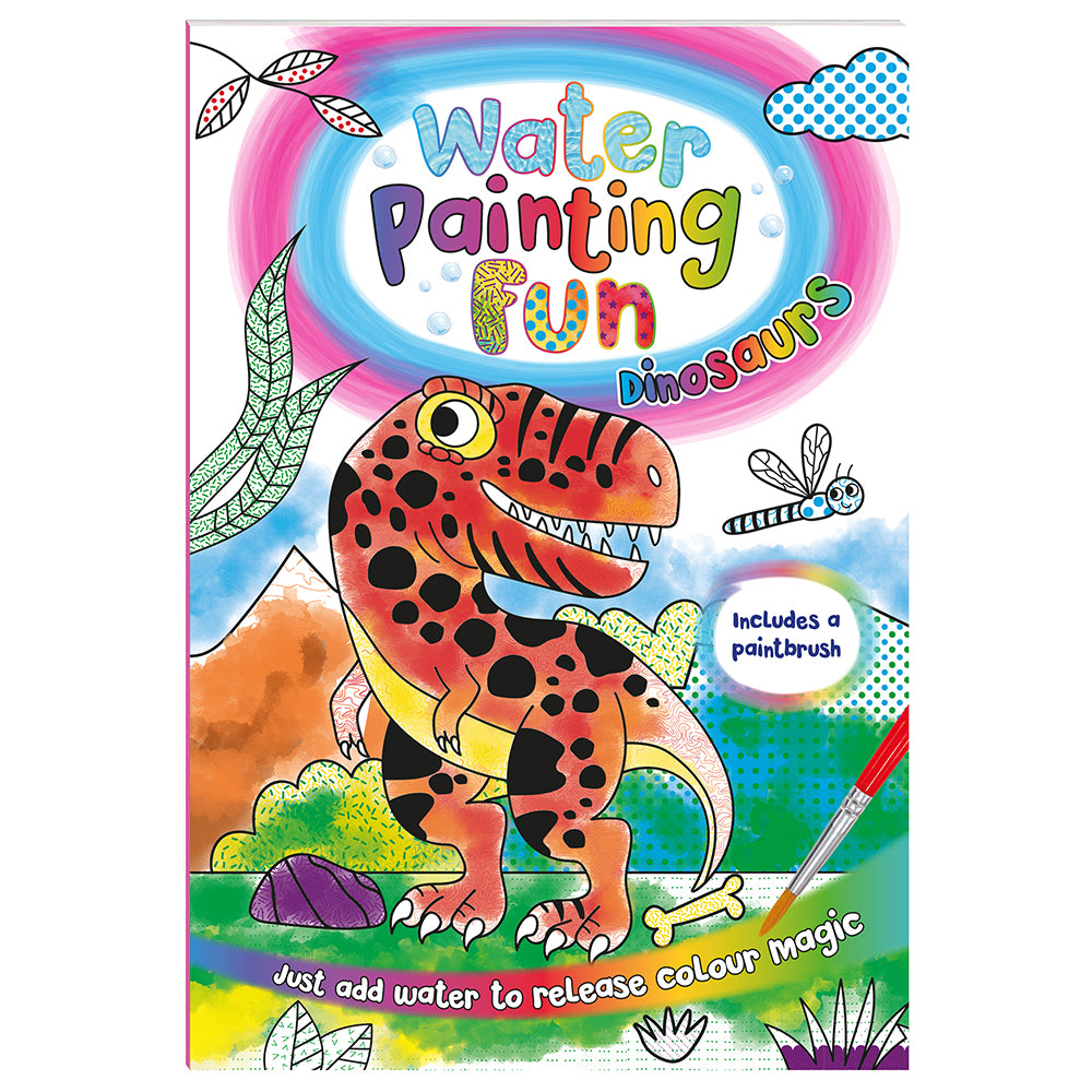 Bookoli Water Painting Fun Dinosaurs Childrens Activity Book
