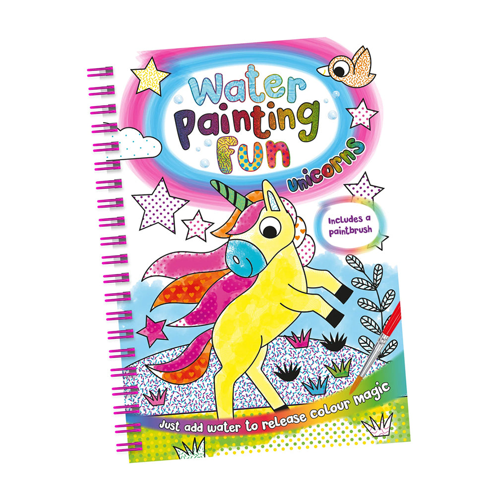 Bookoli Water Painting Fun Unicorns Kids/Children Activity Book
