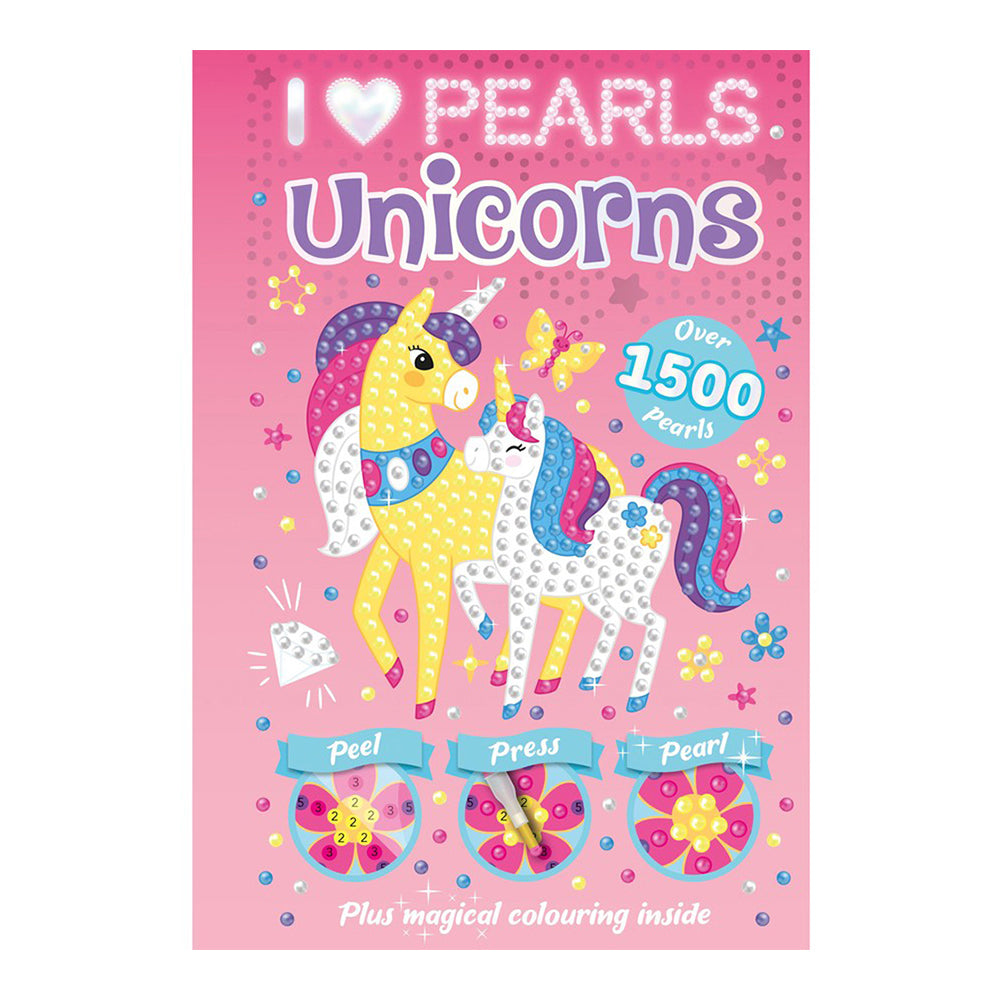 Bookoli I Love Pearls Unicorns Art/Craft Kids Activity Book