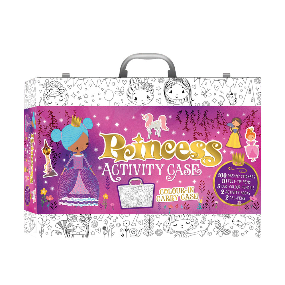 Bookoli Colour & Carry Case Princess Activity Case