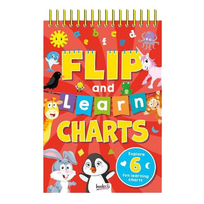 Bookoli Flip & Learn Charts Kids Educational Learning