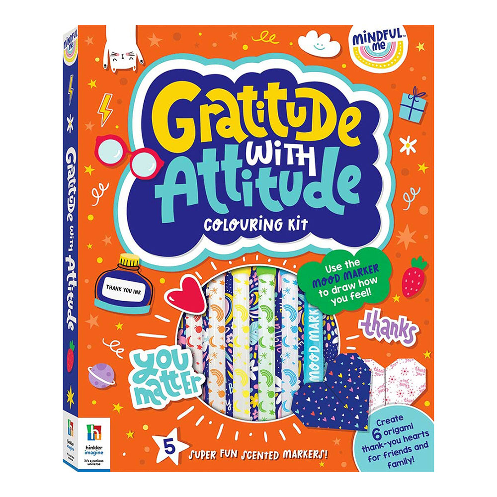 Elevate Mindful Me Gratitude with Attitude Colouring Activity Kit 6y+