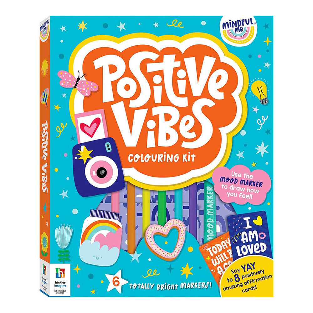 Elevate Mindful Me Positive Vibes Colouring Activity Kit 6y+