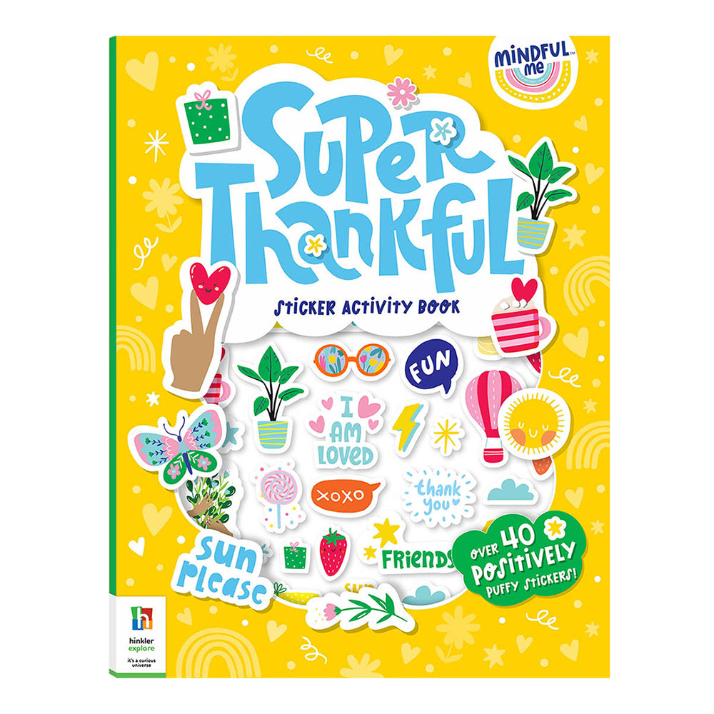Elevate Mindful Me Super Thankful Sticker Activity Book 6y+