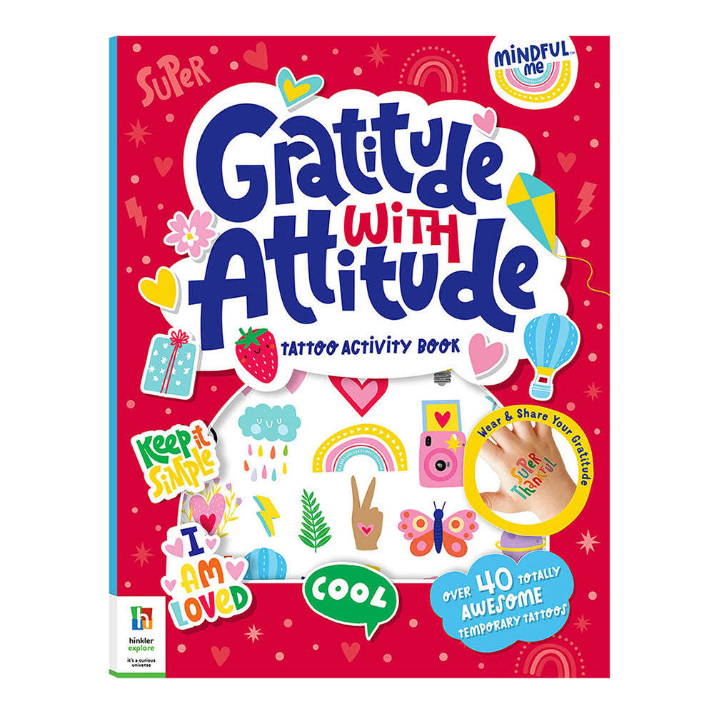 Elevate Mindful Me Gratitude with Attitude Tattoo Activity Book 6y+