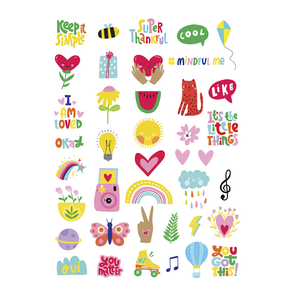 Elevate Mindful Me Gratitude with Attitude Tattoo Activity Book 6y+