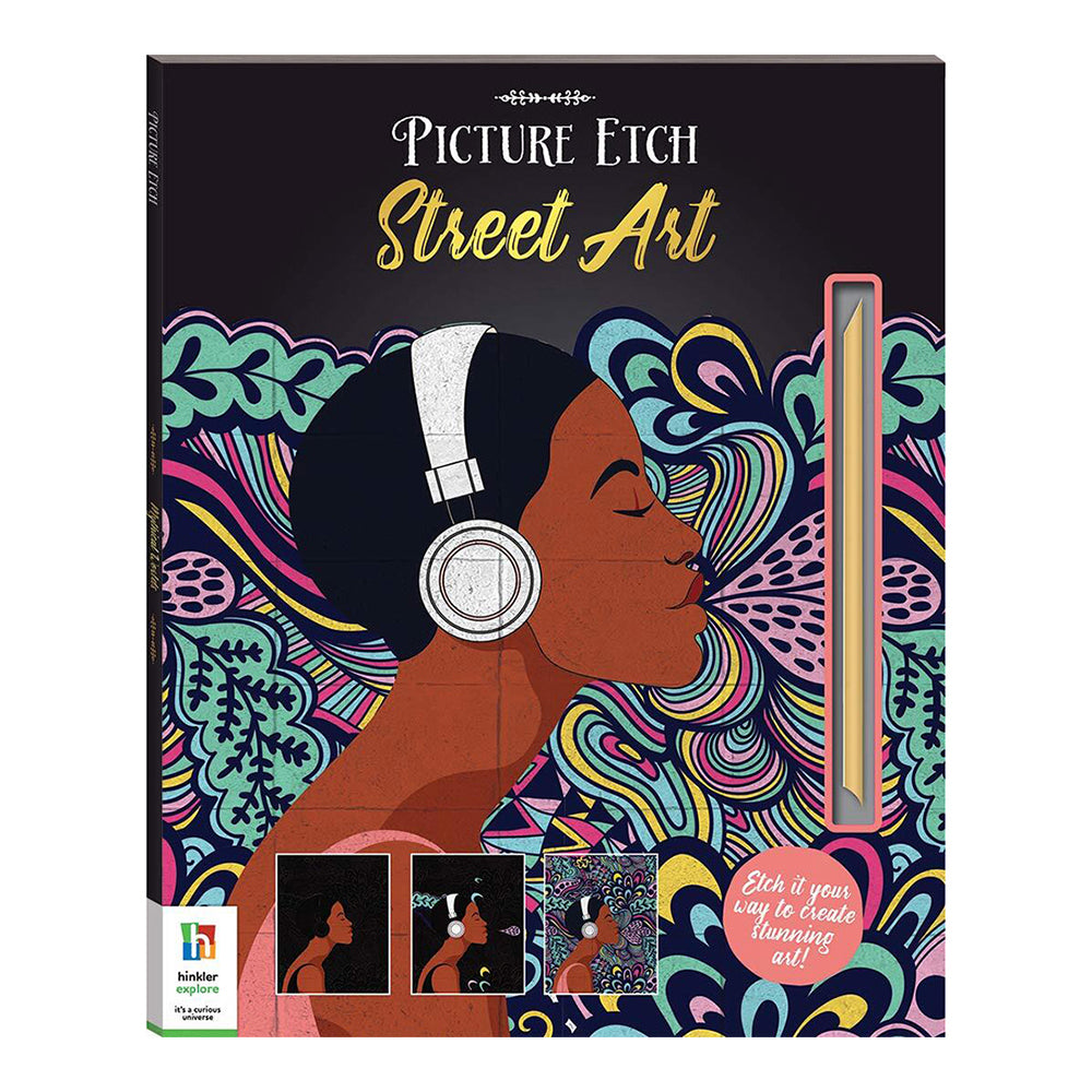 Art Maker Picture Etch Street Art Colouring Activity Book