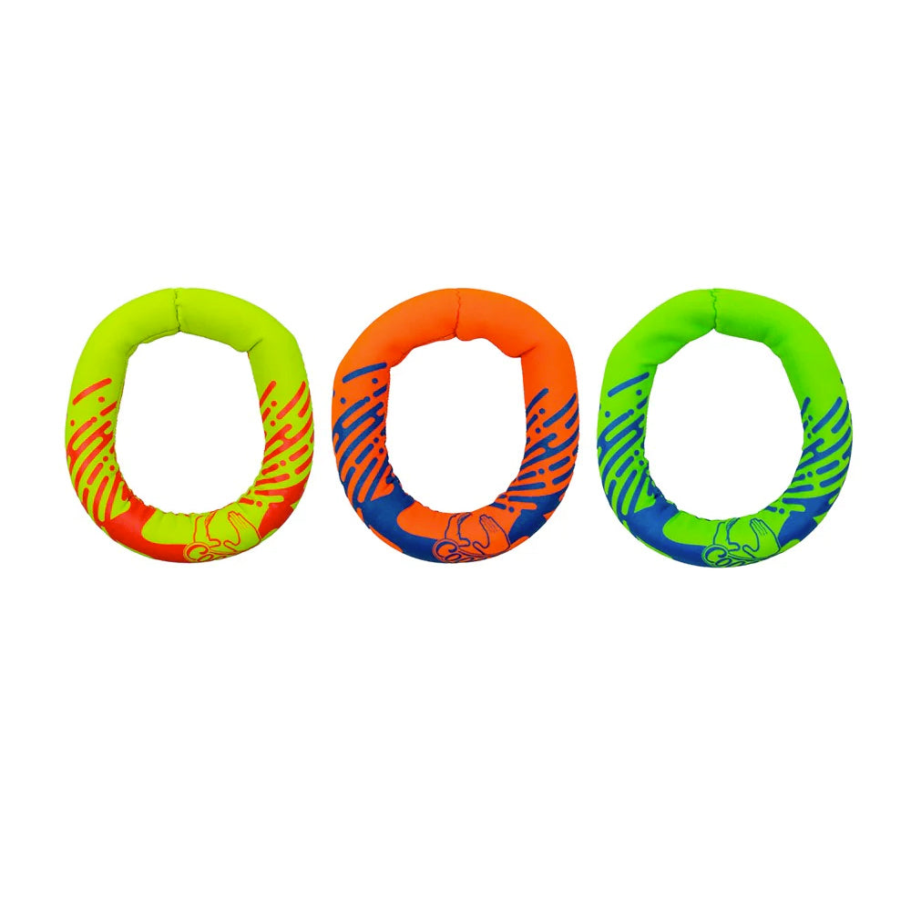 3pc Cooee Neoprene Swimming Pool Round Dive Rings 16cm 6+