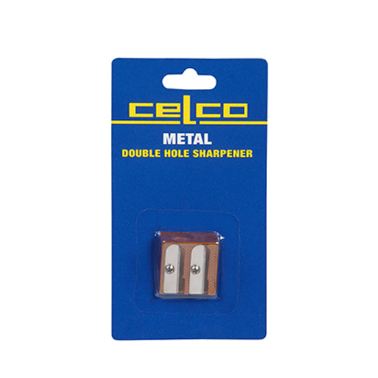 30001-or-celco-metal-double-hole-sharpener-orange