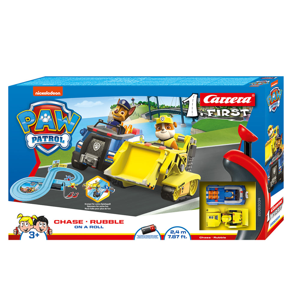 20063034-carrera-first-2-4m-paw-patrol-on-a-roll-slot-car-set-3y