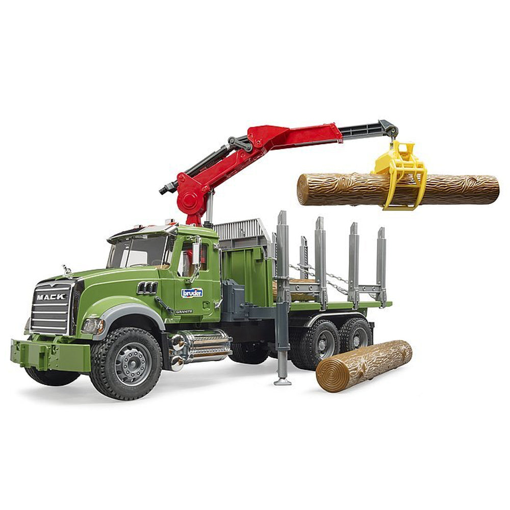 240-02824-bruder-1-16-mack-granite-timber-truck-w-crane-logs-kids-toy-4y