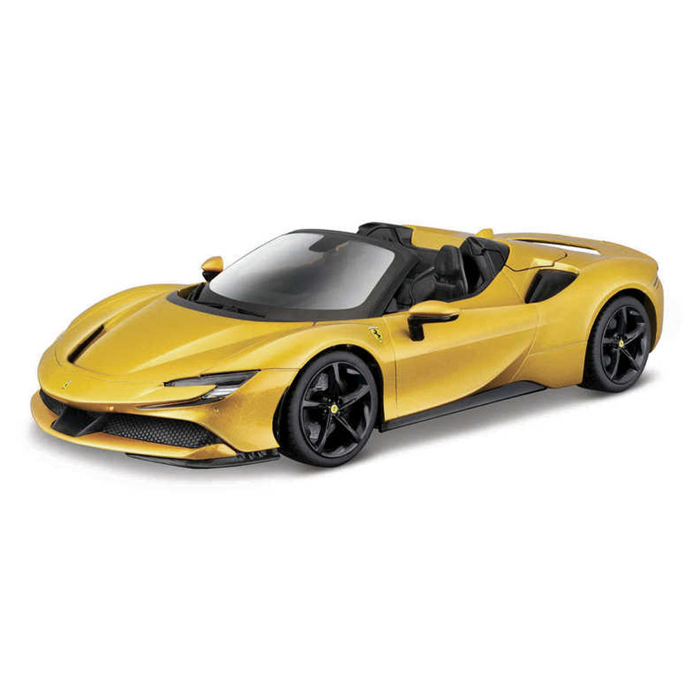 440-16016-bburago-1-18-scale-ferrari-sf90-spider-model-car-3y-yellow