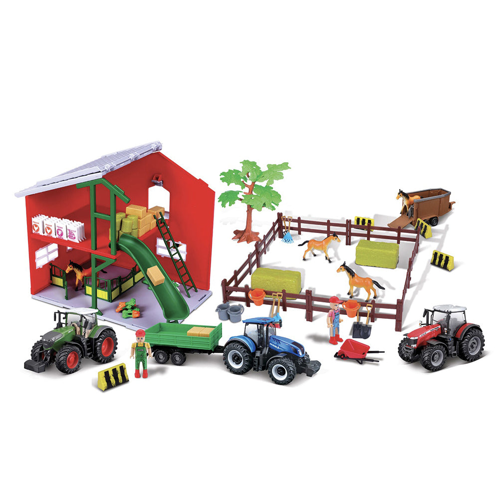 44131682-miasto-10cm-horse-stable-playset-with-tractor-playset-toy