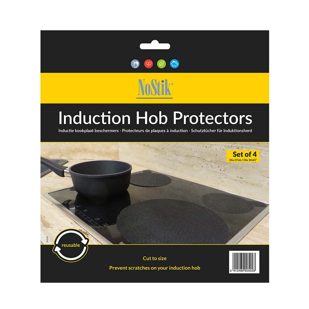 1-ddd-689-4pc-nostik-reusable-round-27cm-induction-hob-protectors-set-black