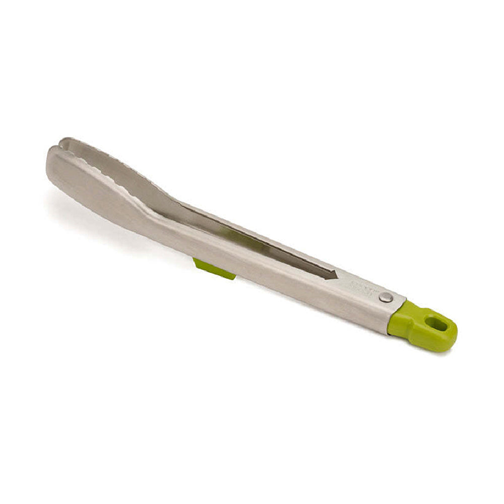 10536-joseph-joseph-31cm-elevate-slimline-steel-tongs-green