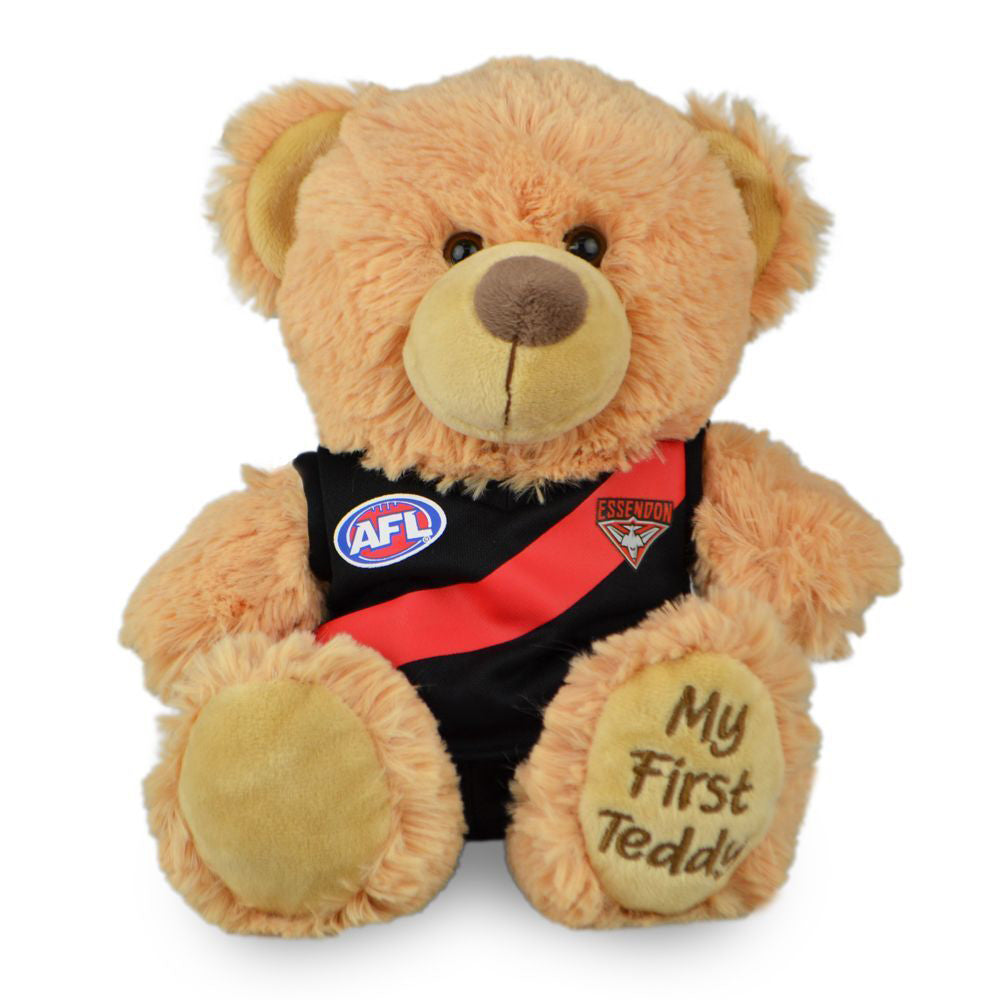 250236144-afl-essendon-first-teddy-bear-23cm-plush-stuffed-animal-kids-soft-toy