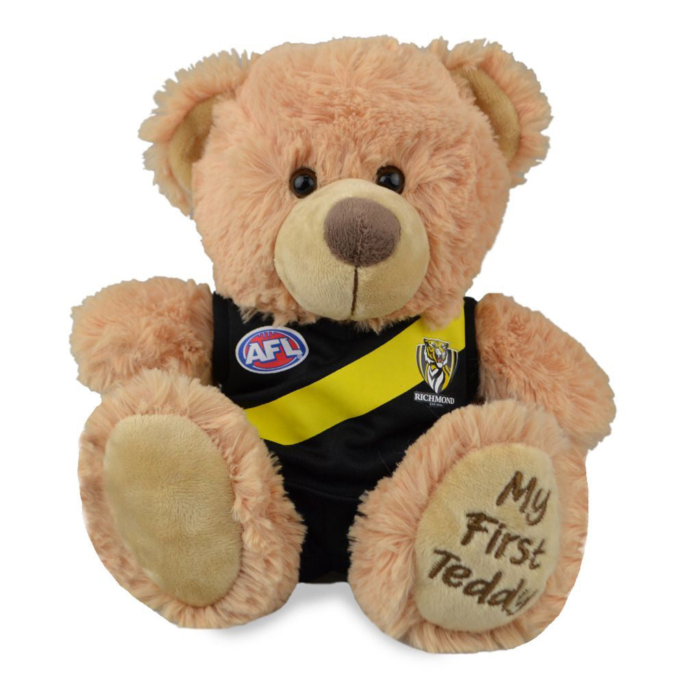 250236168-afl-richmond-first-teddy-bear-23cm-plush-stuffed-animal-kids-soft-toy