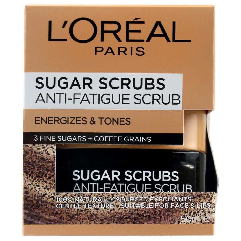 2605361-loreal-paris-50ml-sugar-scrubs-anti-fatigue-scrub-energizes-tones-3-fine-sugars-coffee-grains