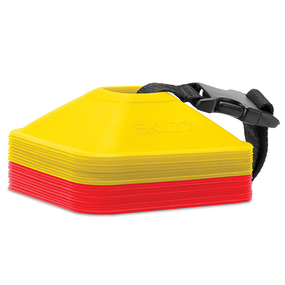 3426-20pc-sklz-mini-training-cones-yellow-red-w-carry-strap