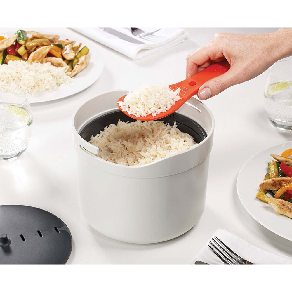 45002-joseph-joseph-m-cuisine-2l-rice-cooker-pot-for-microwave-stone-orange
