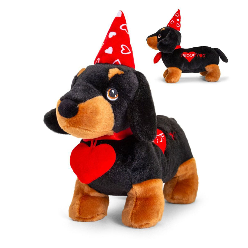 47c0259836-keeleco-25cm-sausage-dog-soft-animal-plush-kids-toy-assorted