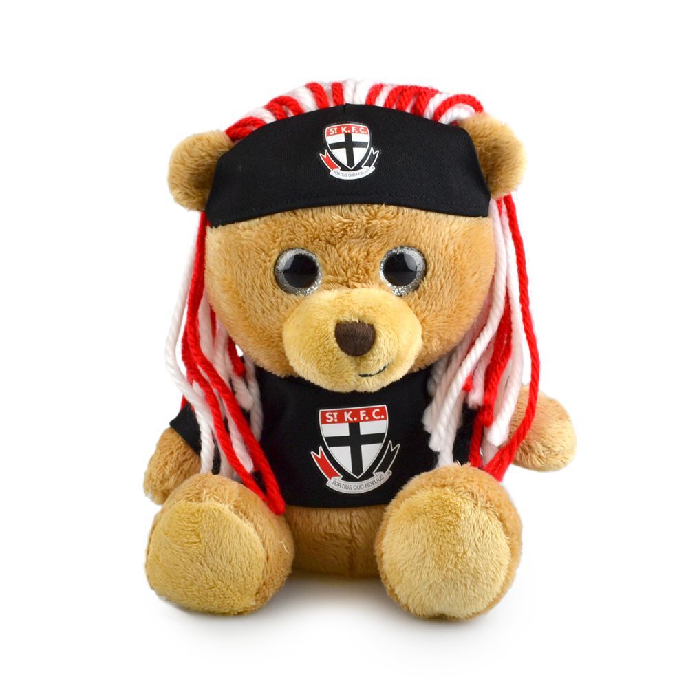 500203402-afl-sparkle-fanatic-st-kilda-kids-20cm-soft-bear-toy-3y