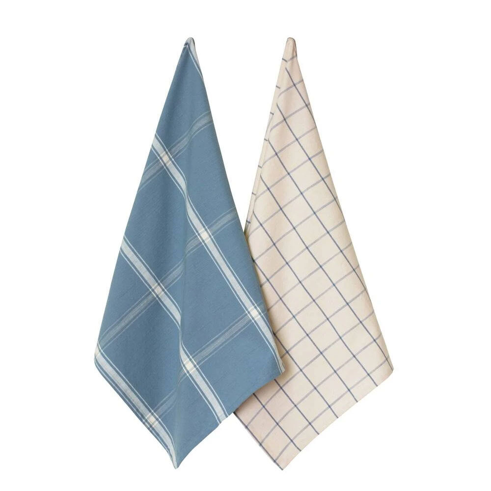 5100002500059446-2pc-j-elliot-check-tea-towels-50x70cm-steel-blue-sand