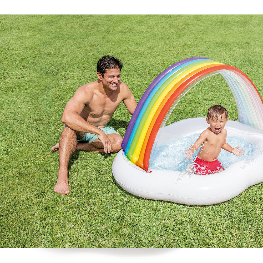 57141np-intex-142cm-rainbow-cloud-baby-kids-inflatable-pool