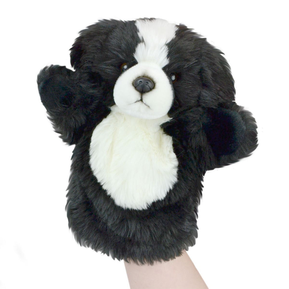 57i0268216-lil-friends-26cm-b-collie-animal-hand-puppet-kids-soft-toy-black