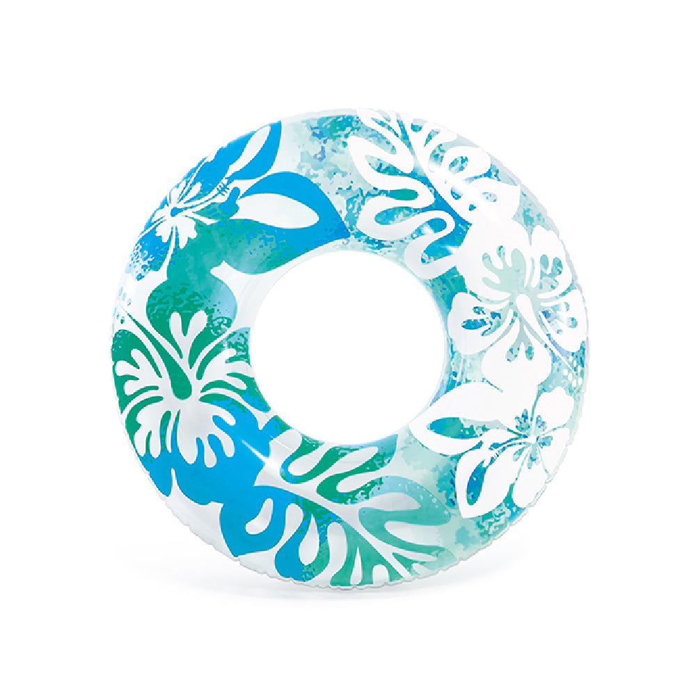 59251np-intex-clear-tropical-colour-91cm-inflatable-pool-swim-tube-assorted