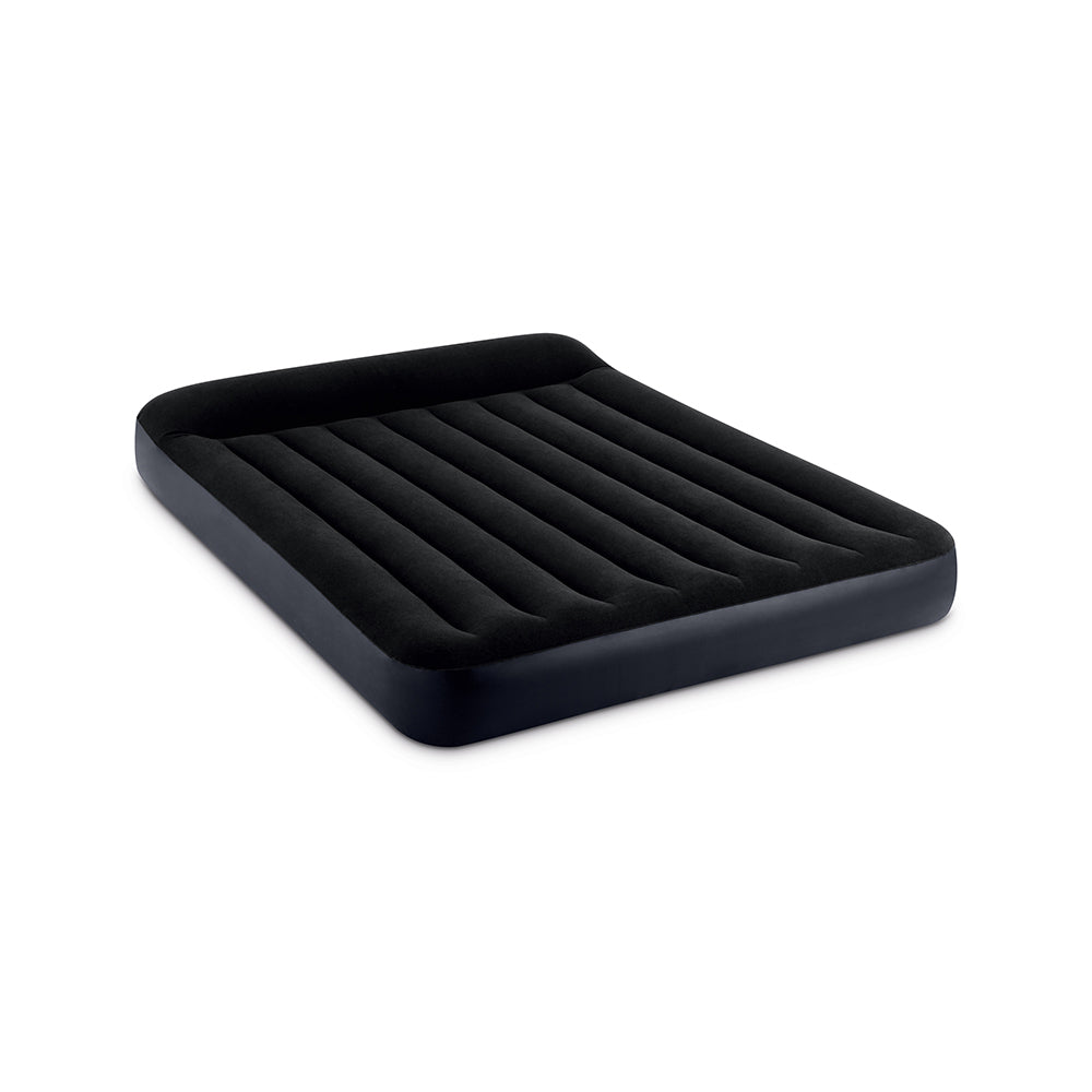 64143-intex-dura-beam-classic-inflatable-queen-airbed-w-pillow-rest-black