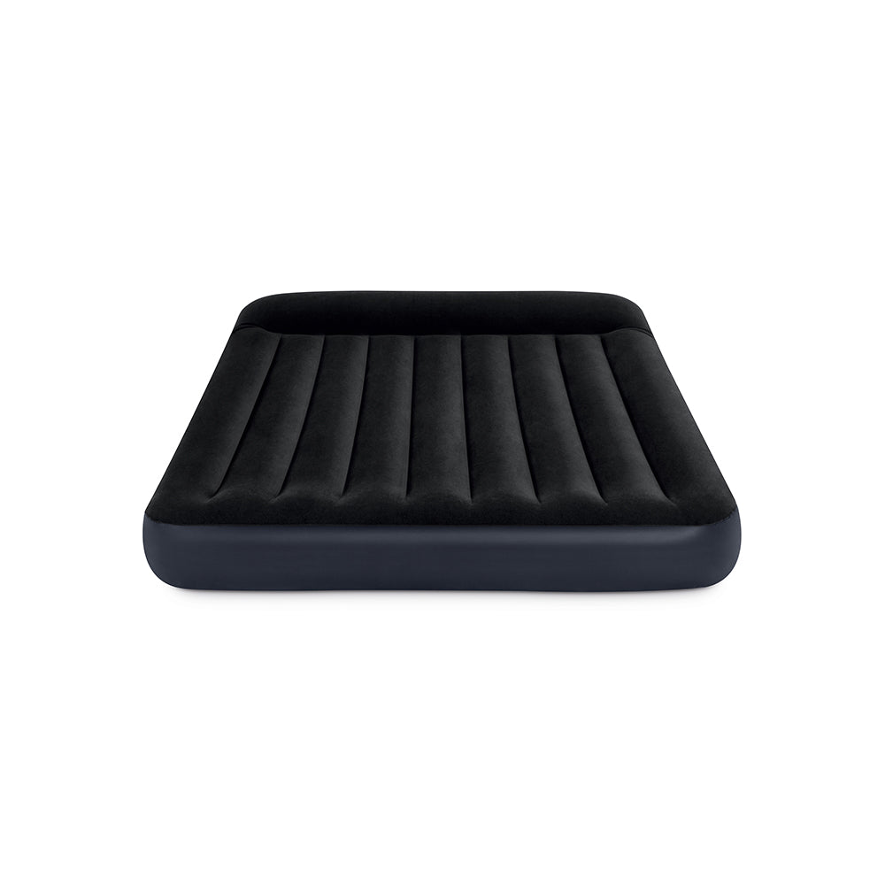 64143-intex-dura-beam-classic-inflatable-queen-airbed-w-pillow-rest-black