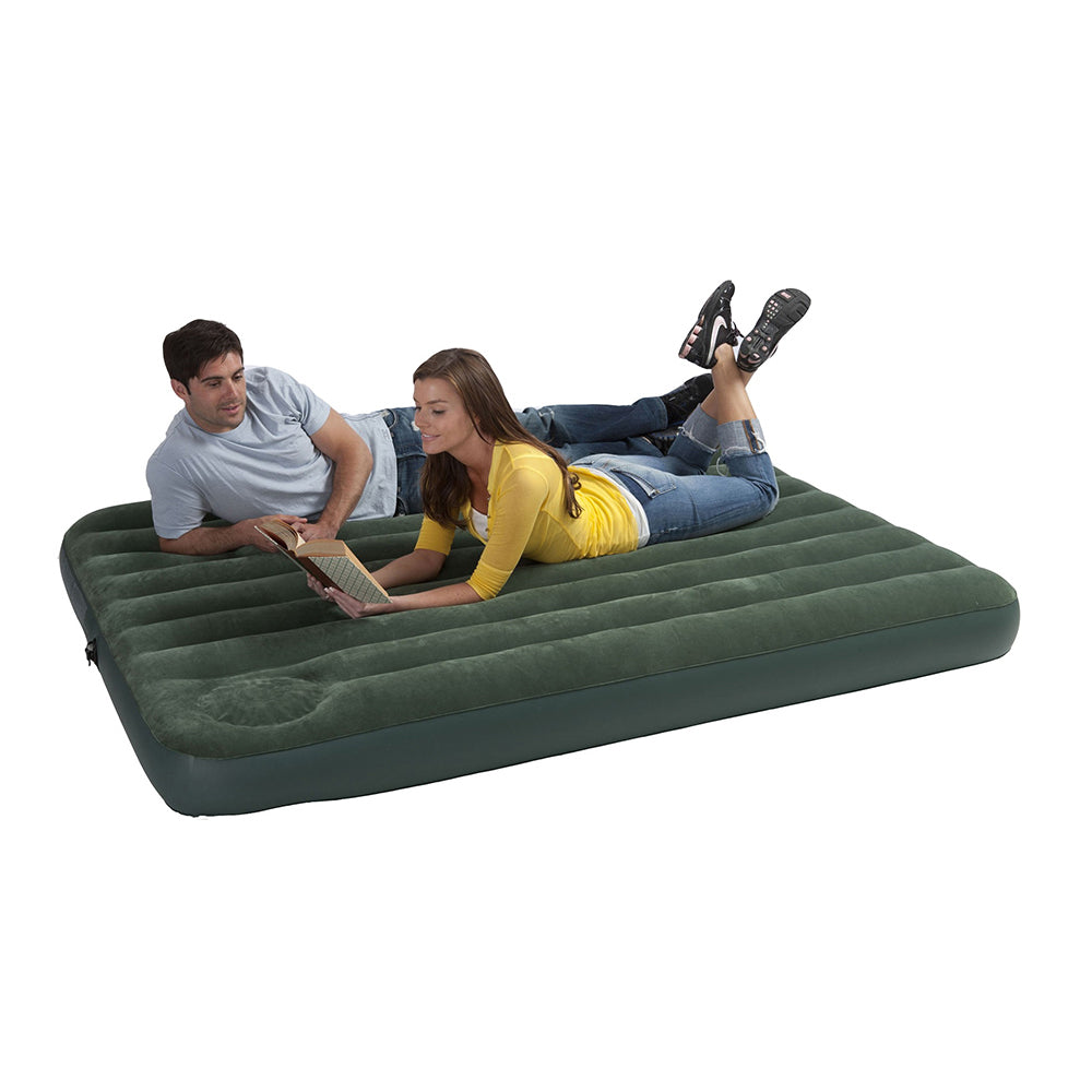 66929-intex-inflatable-queen-downy-airbed-w-built-in-foot-pump-green
