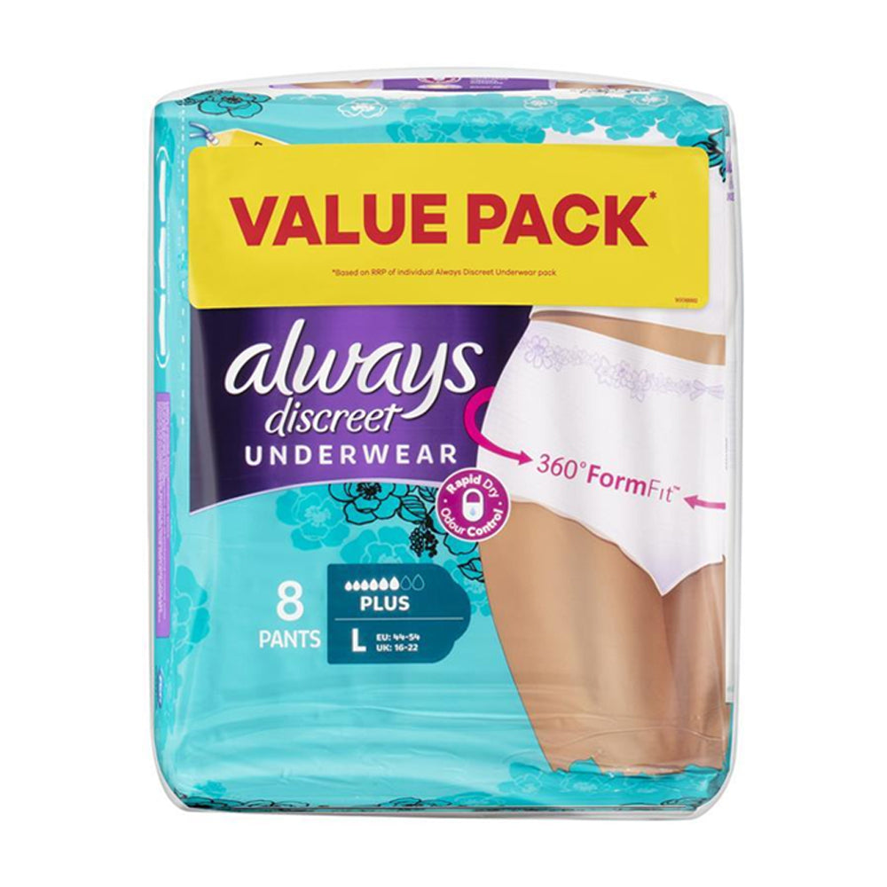 82326975-16pc-always-discreet-plus-large-disposable-underwear-pants