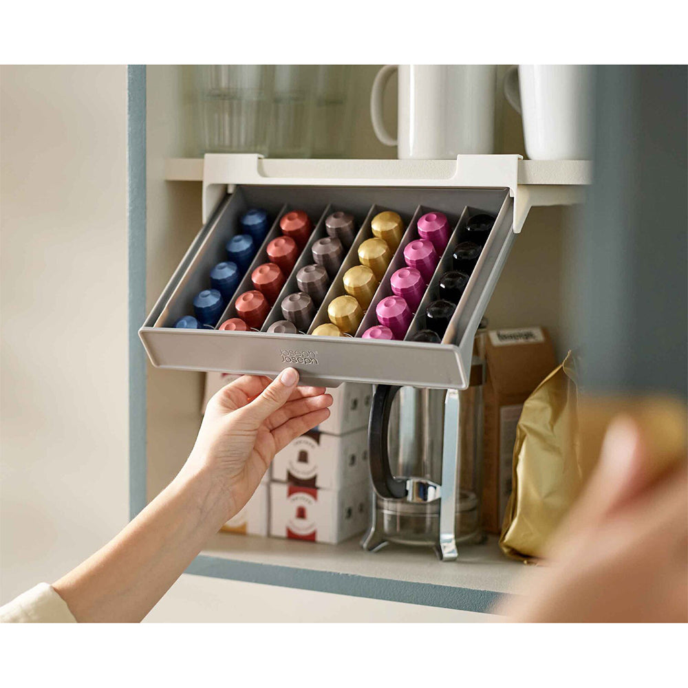 851667-joseph-joseph-cupboardstore-27cm-under-shelf-coffee-capsule-pod-drawer