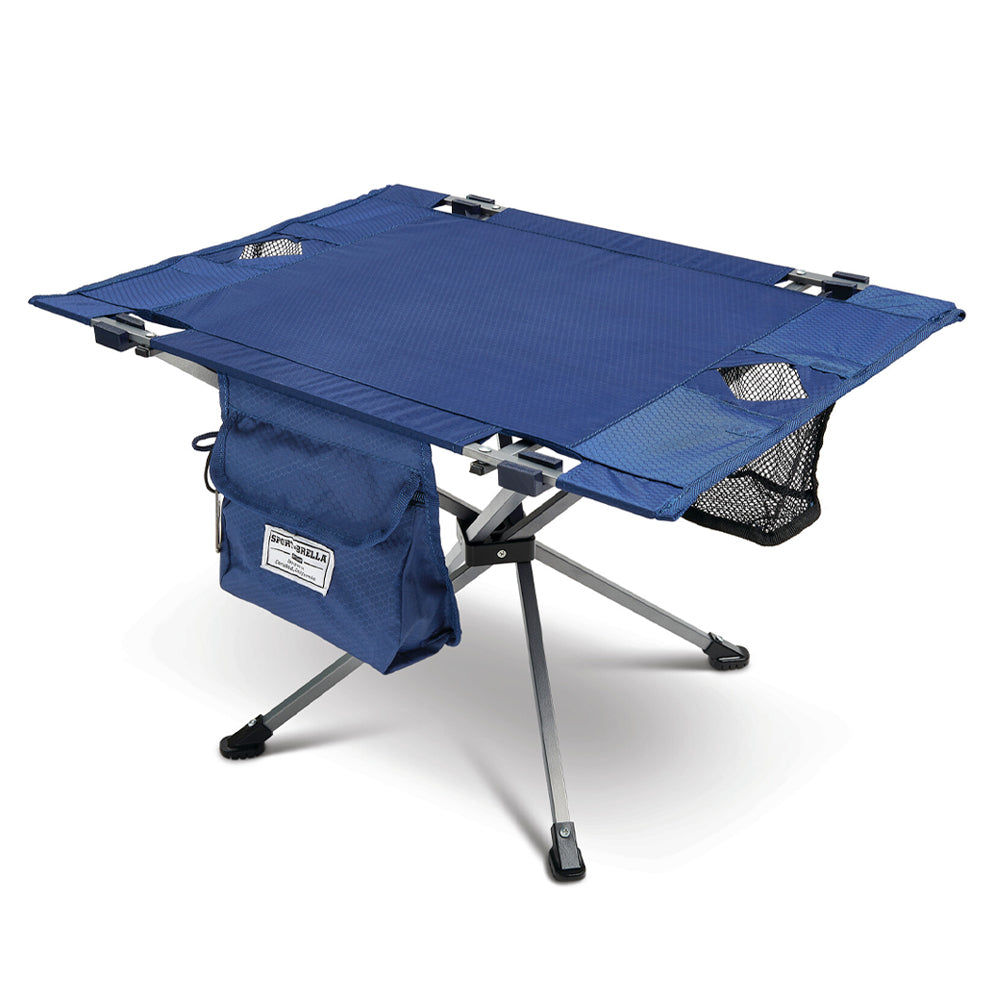 Sport Brella Sunsoul Portable Table w/ Cup Holder Navy