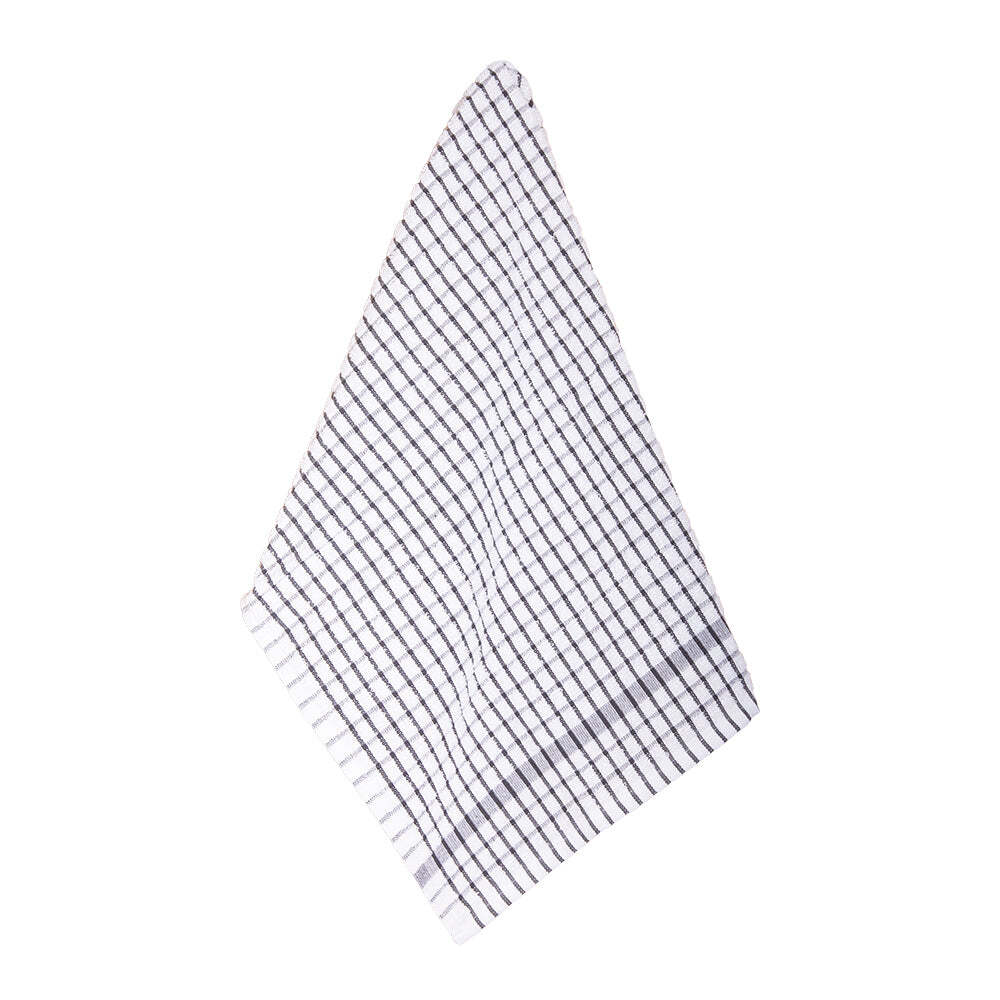 J. Elliot Elly 2 Pack Tea Towels 45x65cm Charcoal