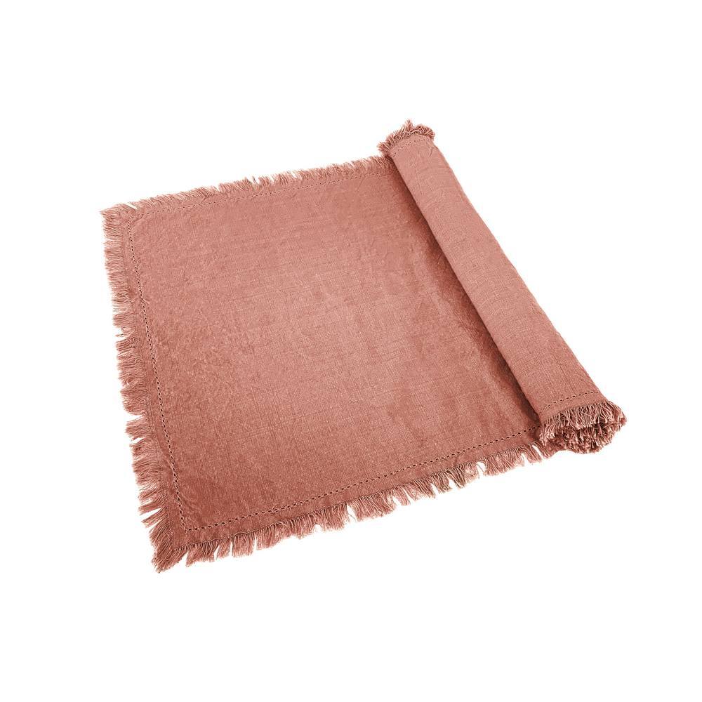 J.Elliot Avani 40x180cm Cotton Table Runner - Clay Pink