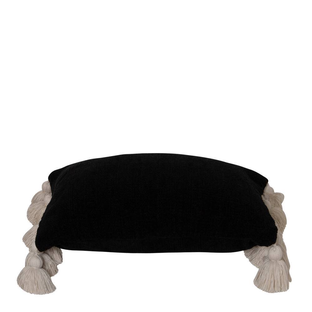 J.Elliot Janey Chenille 35x55cm Cushion/Pillow - Black