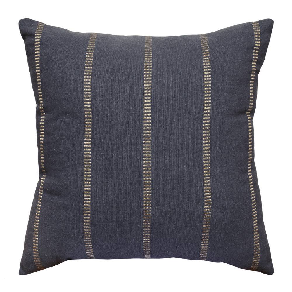 J. Elliot Cyrus Cushion 50x50cm Charcoal & Sandstone