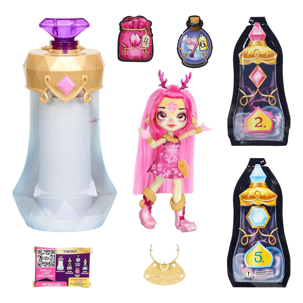 14881-ab0-0000-magic-mixies-pixlings-season-1-doll-pink-deer-kids-childrens-toy-5y