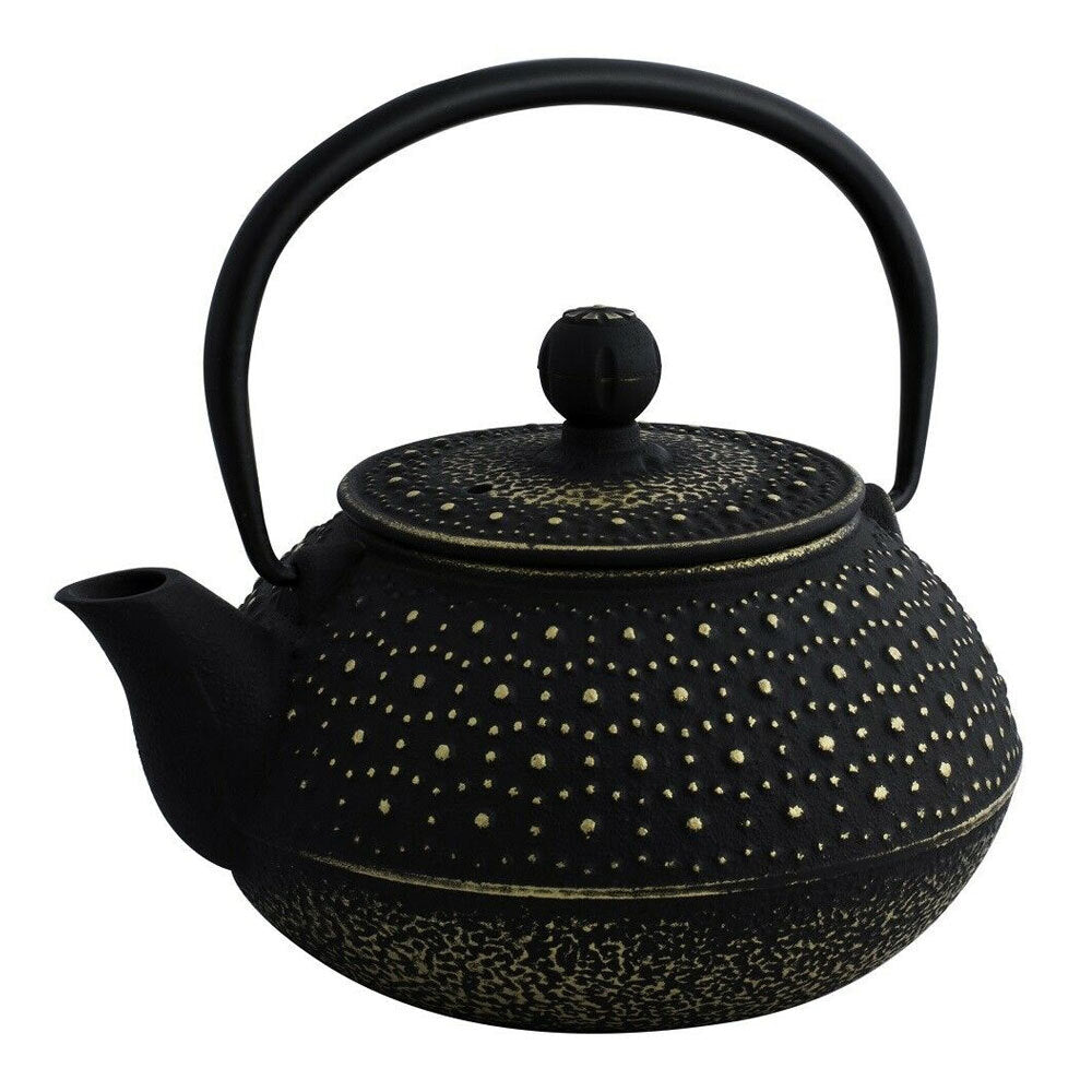 15193-avanti-imperial-800ml-cast-iron-teapot-black-gold