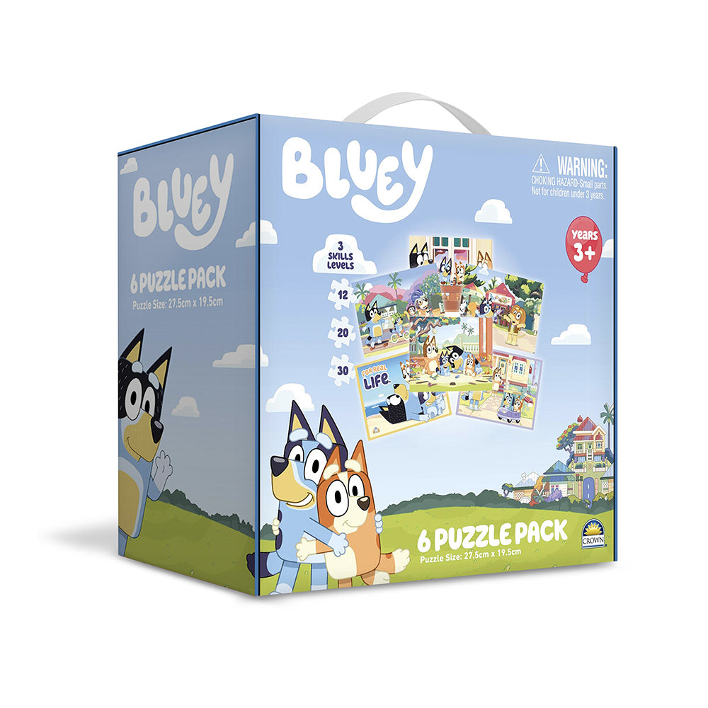18604-crown-bluey-6-puzzle-pack-kids-childrens-jigsaw-set-27-5-x-19-5cm-3yrs