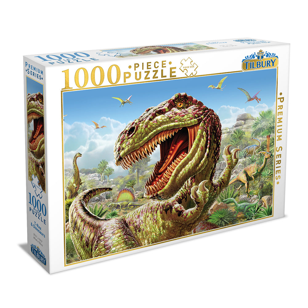 19525-1000pc-tilbury-puzzle-t-rex-dinosaurs